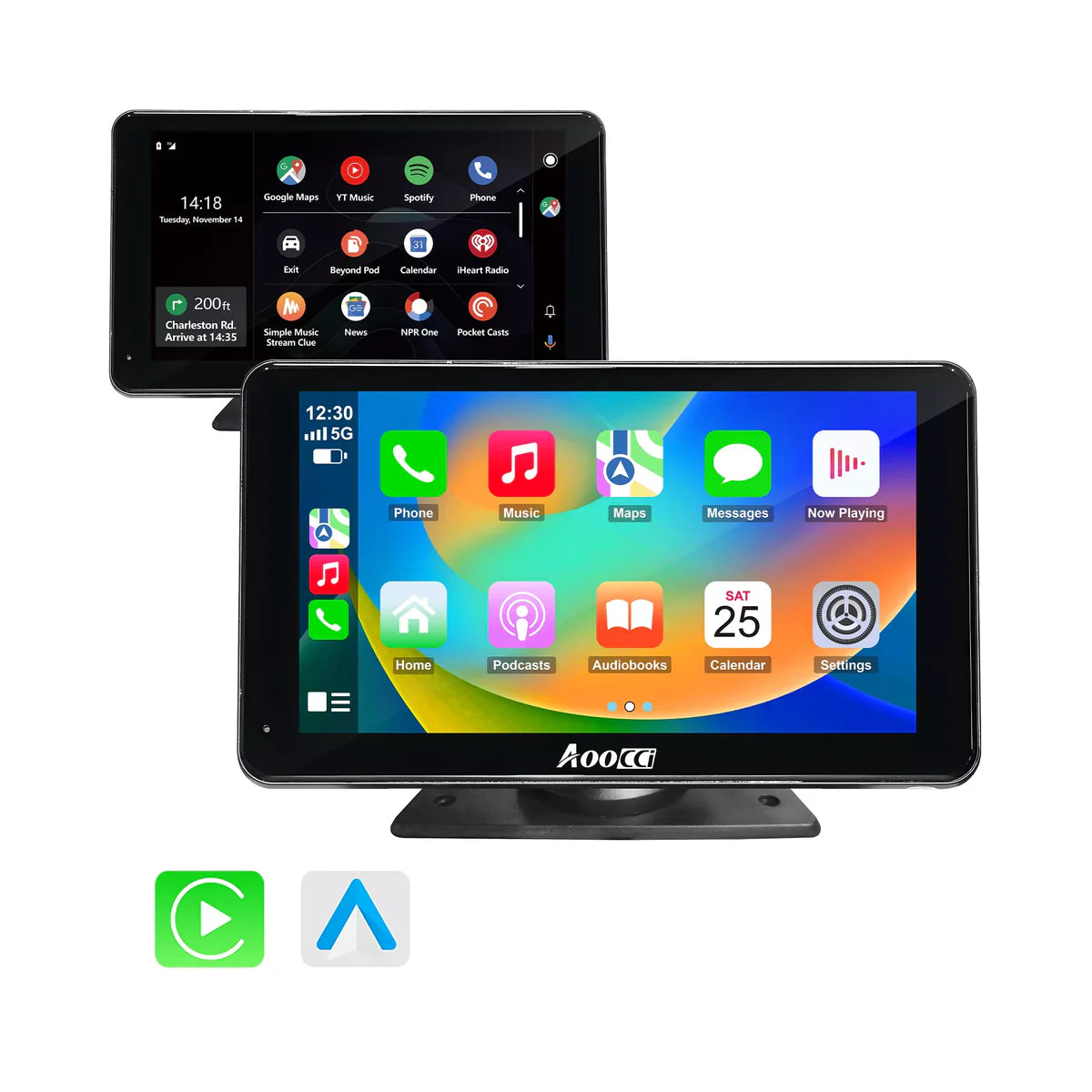 Portable Wireless CarPlay & Android Auto Screen