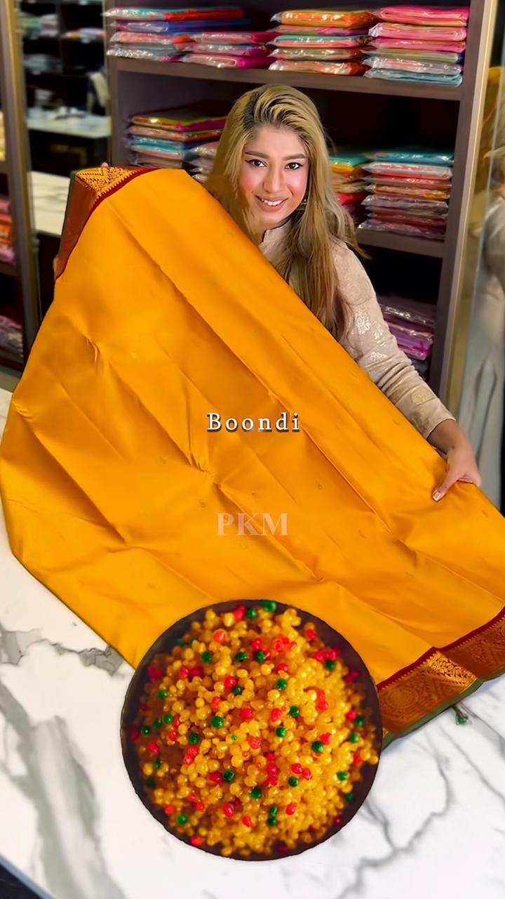BOONDI Kanchipuram Silk